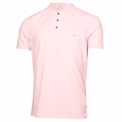 Calvin Klein Mens 2024 Middlebrook Easy Care Moisture Wicking Golf Polo Shirt - L, Pink