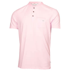 Calvin Klein Mens 2024 Middlebrook Easy Care Moisture Wicking Golf Polo Shirt - L, Pink
