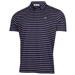 Calvin Klein Mens 2024 Silverstone Moisture Wicking Quick Dry Golf Polo Shirt - XXL, Evening Blue/White