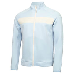 Calvin Klein Mens 2024 Parkbury Full Zip Stretch Breathable Golf Sweater - L, Blue