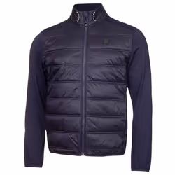 Calvin Klein Mens 2024 Rangewood Full Zip Insulated Hybrid Golf Jacket - M, Evening Blue