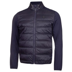 Calvin Klein Mens 2024 Rangewood Full Zip Insulated Hybrid Golf Jacket - XXL, Evening Blue