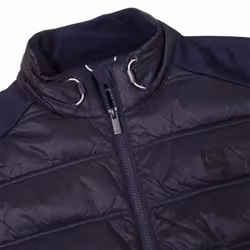 Calvin Klein Mens 2024 Rangewood Full Zip Stretch Insulated Hybrid Golf Gilet - L, Evening Blue