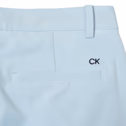 Calvin Klein Mens Bullet Regular Fit 4-Way Stretch Breathable Golf Shorts - 40" Waist, Blue