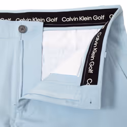 Calvin Klein Mens Bullet Regular Fit 4-Way Stretch Breathable Golf Shorts - 40" Waist, Blue