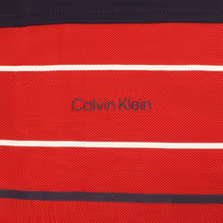 Calvin Klein Mens 2024 Eagle Moisture Wicking Lightweight Golf Polo Shirt - M, Red