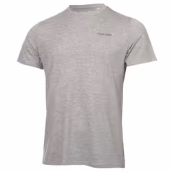 Calvin Klein Mens Newport Moisture Wicking Breathable Lightweight T-Shirt - M, Silver Marl