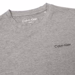 Calvin Klein Mens Newport Moisture Wicking Breathable Lightweight T-Shirt - M, Silver Marl