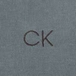 Calvin Klein Mens V-Neck Tour Durable Comfort Golf Sweater - L, Sage