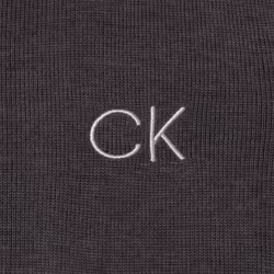 Calvin Klein Mens V-Neck Tour Durable Comfort Golf Sweater - S, Steel Grey