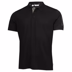Calvin Klein Mens Club Golf Lightweight Breathable Wicking Polo Shirt - L, Black