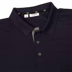 Calvin Klein Mens Club Golf Lightweight Breathable Wicking Polo Shirt - L, Navy