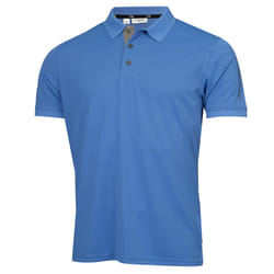 Calvin Klein Mens Club Golf Lightweight Breathable Wicking Polo Shirt - M, Sea Blue