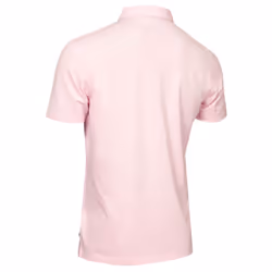 Calvin Klein Mens 2024 Uni Golf Moisture Wicking Breathable Polo Shirt - S, Baby Pink