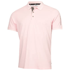 Calvin Klein Mens 2024 Club Golf Lightweight Breathable Wicking Polo Shirt - XXXL, Baby Pink