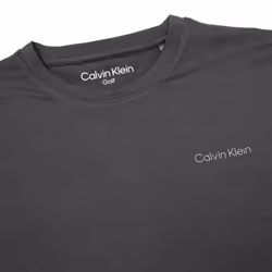 Calvin Klein Mens Newport Moisture Wicking Breathable Lightweight T-Shirt - M, Charcoal Marl