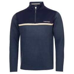 Calvin Klein Mens Padera Breathable Stretch Fabric Hybrid Sweater - XXL, Engine Blue