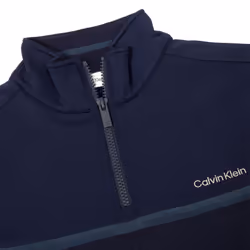 Calvin Klein Mens Padera Breathable Stretch Fabric Hybrid Sweater - M, Evening Blue
