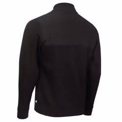Calvin Klein Mens Hyper Tech Adjustable Drawcord Full Zip Sweater - S, Black