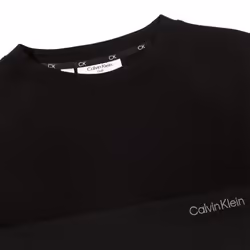 Calvin Klein Mens Hyper Tech Stretch fabric Cotton Blend Sweater - S, Black