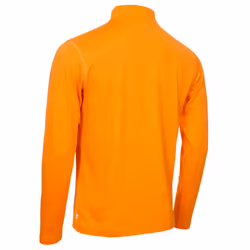 Calvin Klein Mens Newport Half Zip Thermal Breathable Lightweight Sweater - L, Sunflower Marl
