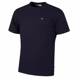 Calvin Klein Mens Campus Wicking Stretch Luxury T-Shirt - L, Navy