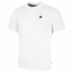 Calvin Klein Mens Campus Wicking Stretch Luxury T-Shirt - M, White