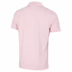 Calvin Klein Mens Central Eco Light Wicking Golf Polo Shirt - M, Baby Pink