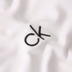 Calvin Klein Mens Central Eco Light Wicking Golf Polo Shirt - XXXXXL, White