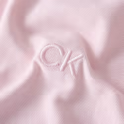 Calvin Klein Mens 2024 North Coast Moisture Wicking Polo Shirt - XXL, Baby Pink