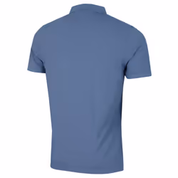 Calvin Klein Mens 2024 North Coast Moisture Wicking Polo Shirt - L, Denim Blue