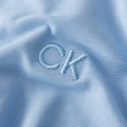 Calvin Klein Mens North Coast Moisture Wicking Polo Shirt - L, Sky