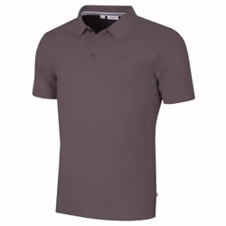 Calvin Klein Mens North Coast Moisture Wicking Polo Shirt - L, Slate