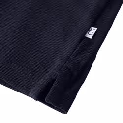 Calvin Klein Mens 2025 Campus 3 Button Ribbed Collar Golf Polo Shirt - XXXXXL, Navy