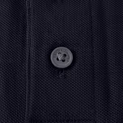 Calvin Klein Mens 2025 Campus 3 Button Ribbed Collar Golf Polo Shirt - XXXXXL, Navy