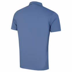 Calvin Klein Mens Campus Sport Stretch Wicking Golf Polo Shirt - M, Denim Blue