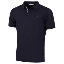 Calvin Klein Mens Campus Sport Stretch Wicking Golf Polo Shirt - XL, Navy