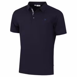 Calvin Klein Mens Campus Sport Stretch Wicking Golf Polo Shirt - XXL, Navy