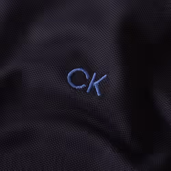 Calvin Klein Mens Campus Sport Stretch Wicking Golf Polo Shirt - XXL, Navy