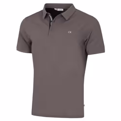 Calvin Klein Mens Campus Sport Stretch Wicking Golf Polo Shirt - XXL, Slate