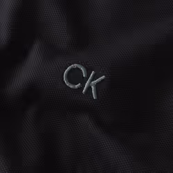 Calvin Klein Mens 2024 Campus Camo Soft Feel Golf Polo Shirt - XXL, Black