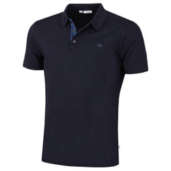 Calvin Klein Mens 2024 Campus Camo Soft Feel Golf Polo Shirt - M, Navy