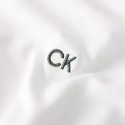 Calvin Klein Mens Campus Camo Soft Feel Golf Polo Shirt - XXL, White/Grey Camo
