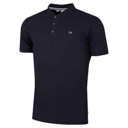 Calvin Klein Mens Blade Collar Campus Golf Polo Shirt - L, Navy