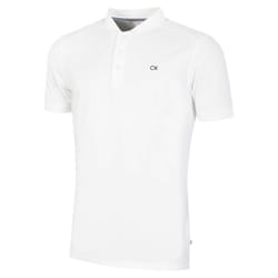 Calvin Klein Mens Blade Collar Campus Golf Polo Shirt - XXXXXL, White