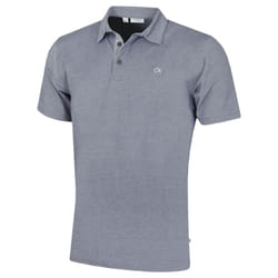 Calvin Klein Mens Prep Campus Oxford Pique Golf Polo Shirt - M, Navy