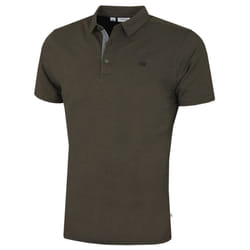 Calvin Klein Mens Prep Campus Oxford Pique Golf Polo Shirt - L, Olive