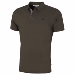 Calvin Klein Mens Prep Campus Oxford Pique Golf Polo Shirt - XXXXXL, Olive