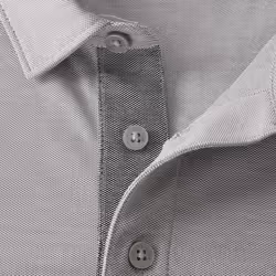 Calvin Klein Mens Prep Campus Oxford Pique Golf Polo Shirt - XXXL, Silver