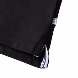 Calvin Klein Mens Long Sleeve Stretch Campus Golf Polo Shirt - L, Black